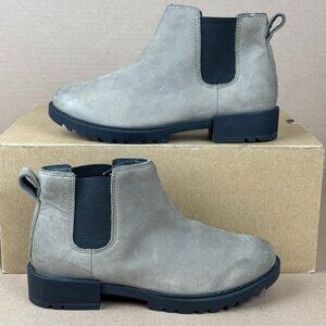 Sorel Women’s Emelie II Chelsea Waterproof Bootie Quarry/Black US 6 NWD Read